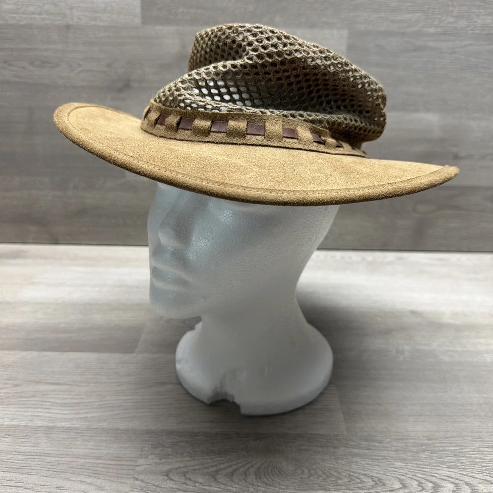 SELKE ROGUE‎ The Original Handcrafted Hat Outdoor Leather Gear Breezy Safari L